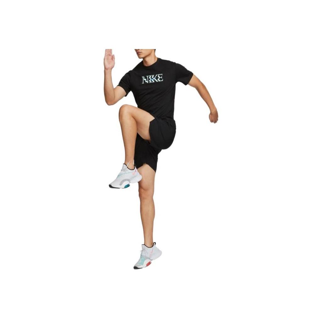 Nike Primary Dri-Fit Letter Round Neck Quick-Dry Breathable Casual Sports Short Sleeve T-Shirt Men T-Shirts Black FQ0258-010