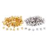 100x Square Metal Rivets DIY Jewelry Pyramids , Sliver