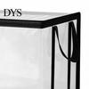 Visual Book Storage Bag Clothes Bag, with Lid And Handles, Large Capacity Dustproof Kids Toy Organizer Organizer, Transparent PVC Container for Toys
