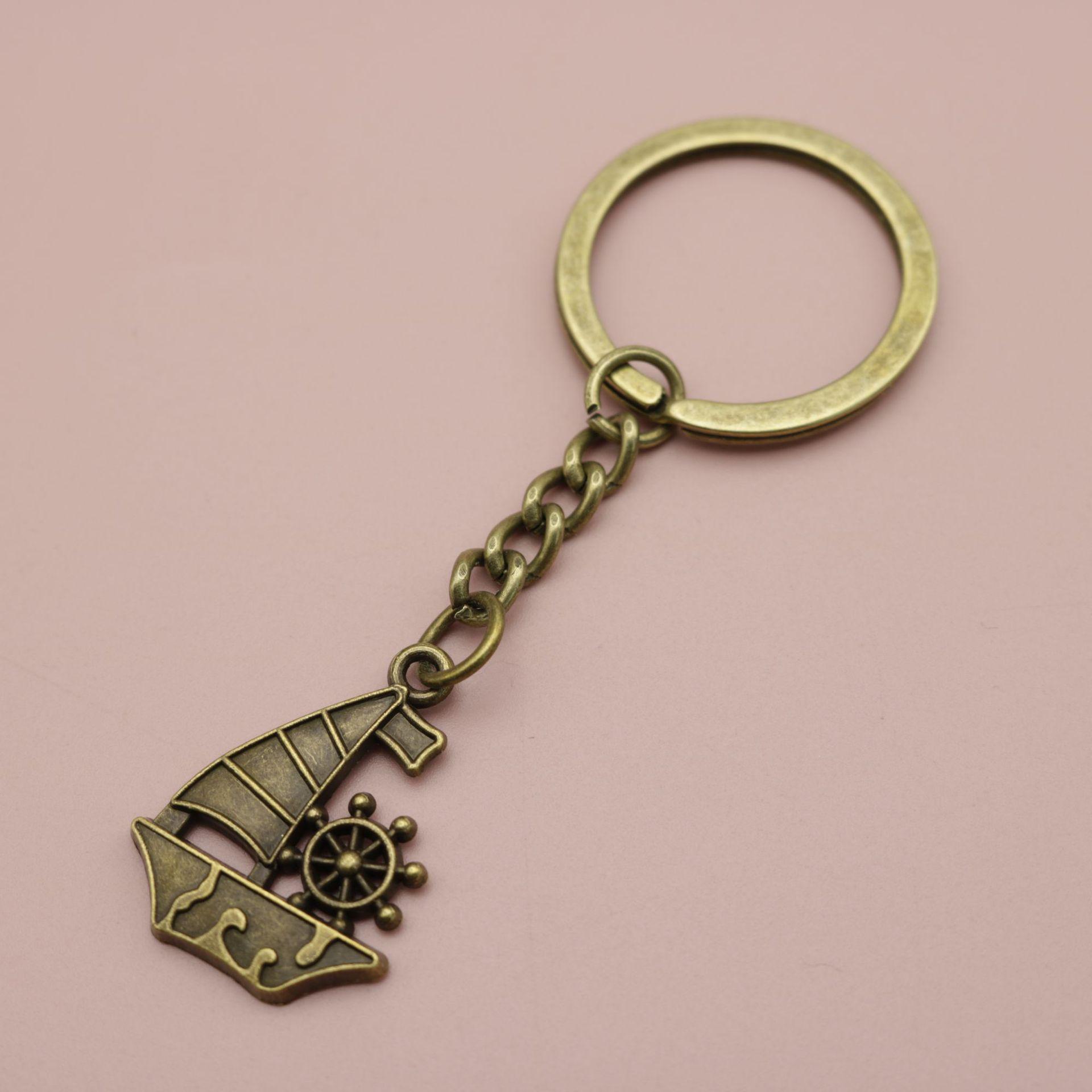Sailboat Pendant Keychain - Simple Jewelry Design