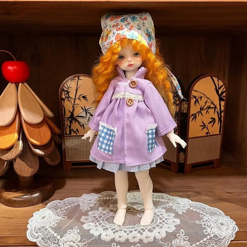 1/6 Doll Clothes Set 30cm Fashion Cute Outfits - Soft Hat+ Top+Skirt Stylish Clothing for 30cm Dolls Accessories (Only Clothes)