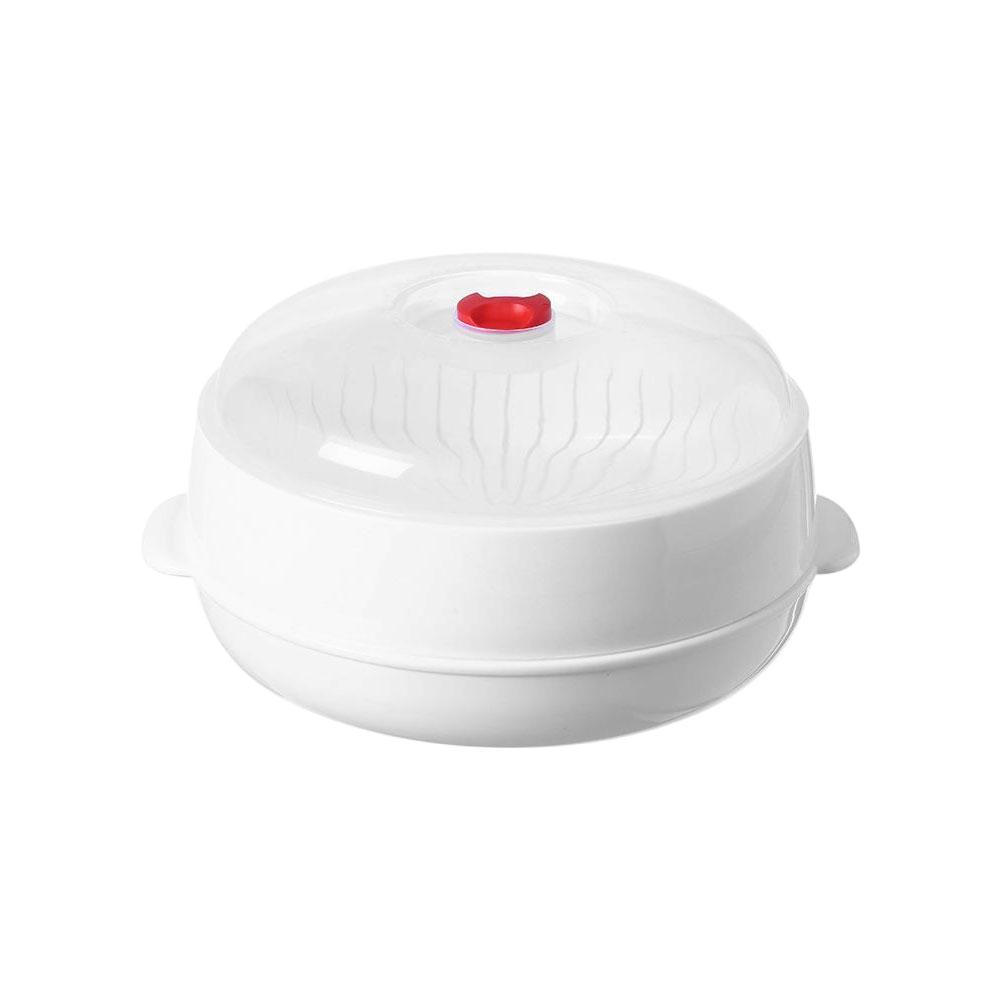 

Microwave Steamer Multi Layer Plastic Food Container For Kitchen Cooking Dumplings Buns Reheating Defrosting PP Material Safe
