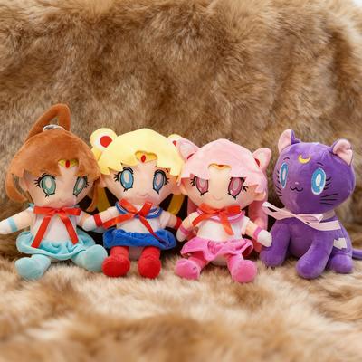 Japan Anime Sailor Moon Plüschtiere Tsukino Usagi Kaiou Michi Stoffpuppe Mädchenhafte Raumdeko Stofftier Kawaii Geschenke für Freundin