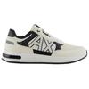 Armani Exchange Round Toe Lace-Up Letter Logo Low-Top Casual Shoes Men sneakers Off-White XUX090XV2763N480