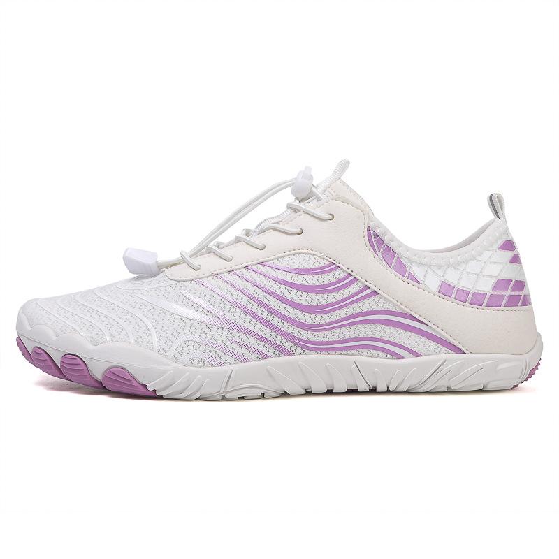 New Outdoor Water Wading Anti Slip Beach Shoes Barefoot Diving Shoes Swimming Cycling Fitness Men's and Women's Five Finger Shoes