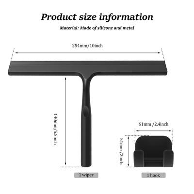Glasreinigingswisser Ruitenwisser Ruitenreinigingsgereedschap Rubberen Blad voor Badkamer Douche Thuis Auto eettafel Glasreiniging