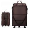 Wheeled Luggage Expandable Folding Duffel Bag Suitcase Foldable Rolling Travel Bag Without Telescopic Handle