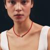 Lowool Red Sparkle Necklace