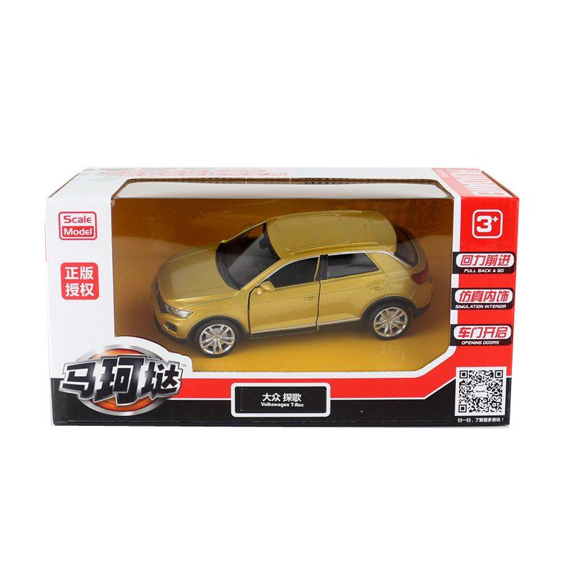 Alloy Volkswagen Tiggo Suv Sedan Model For Kids With Inertia Control For Collectors
