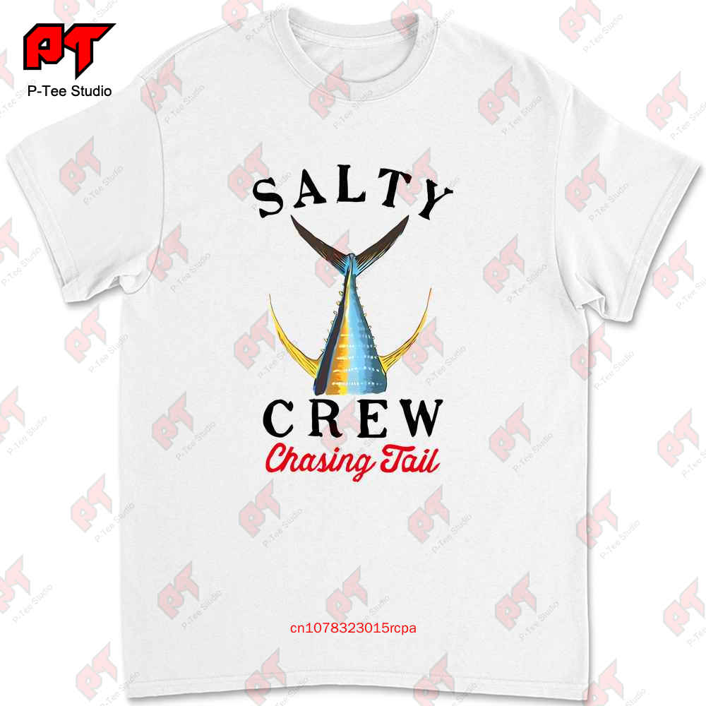Salty Crew Men Running T Shirt Tailed Banana Yellow Medium New L56O