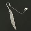 Bookmark Feathers Metal Silver Students School Supplies Crafts