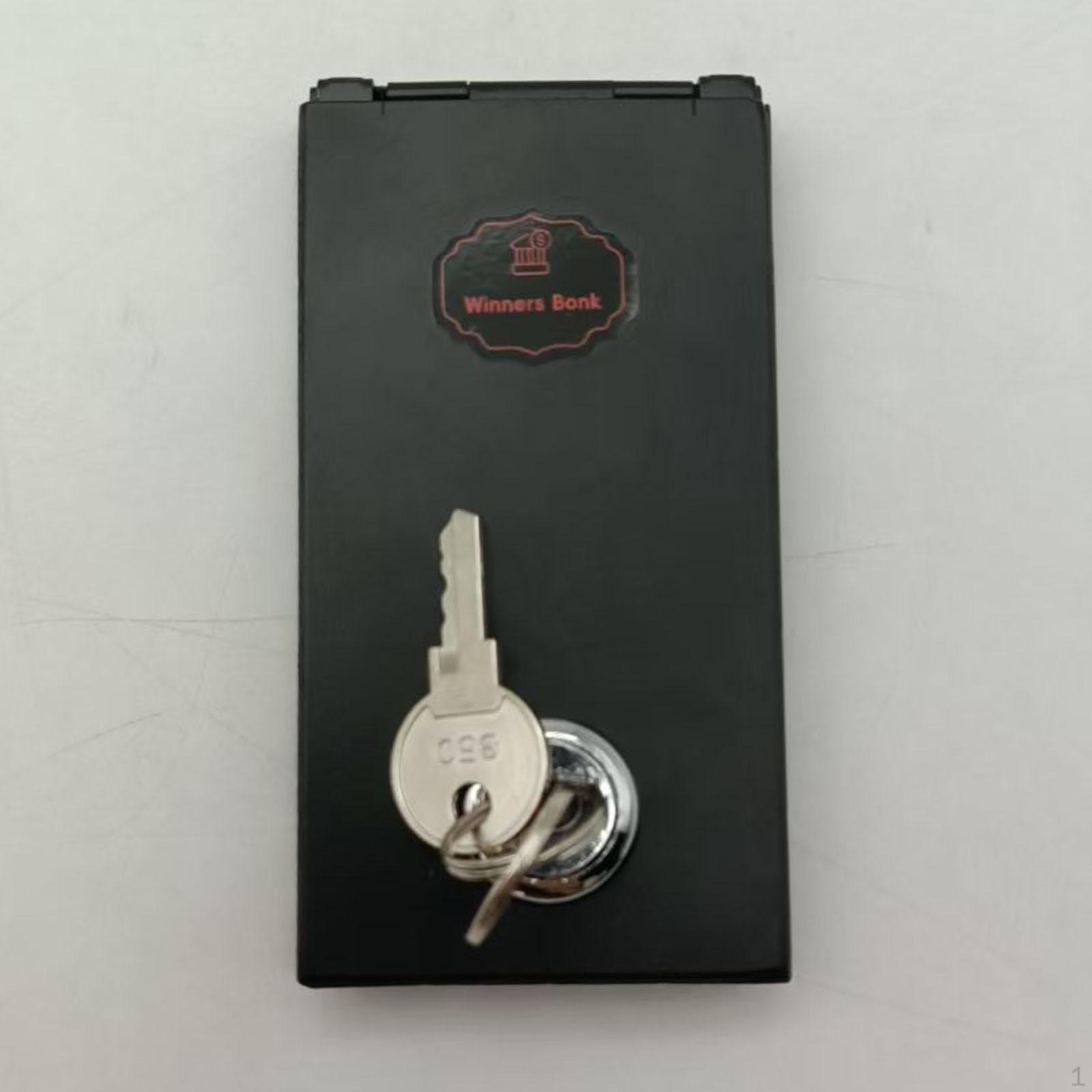 

Box with Keys Secure Metal Portable Organizer Keepsake Bank Money for Bedroom Home