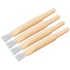 4pcs Stitch Remover Plastic Material Upper Brush Design Manual Dedicated Easy Removing Portable