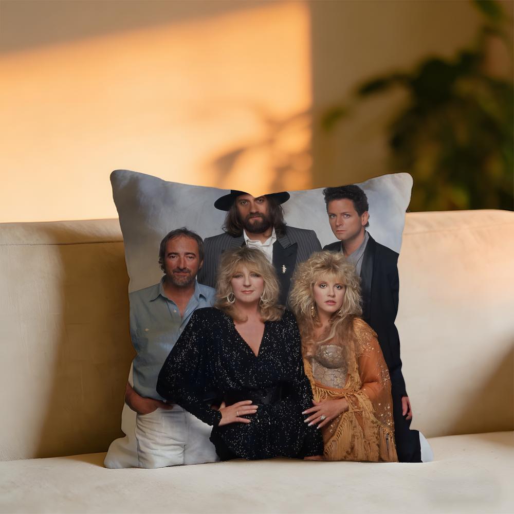 Fleetwood Mac Cushion Cover Cozy Velvet Throw PillowSoft Warm Cushion For Sofa  Bed