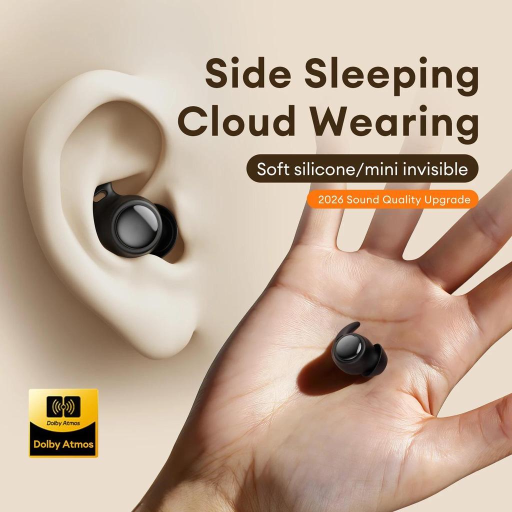 Original Lenovo LE261 Sleep Earbuds Wireless Bluetooth 6.0 Headphones HD Call HIFI Sound Music Earphones Gifts 25H Battery Life TWS ENC Headphones