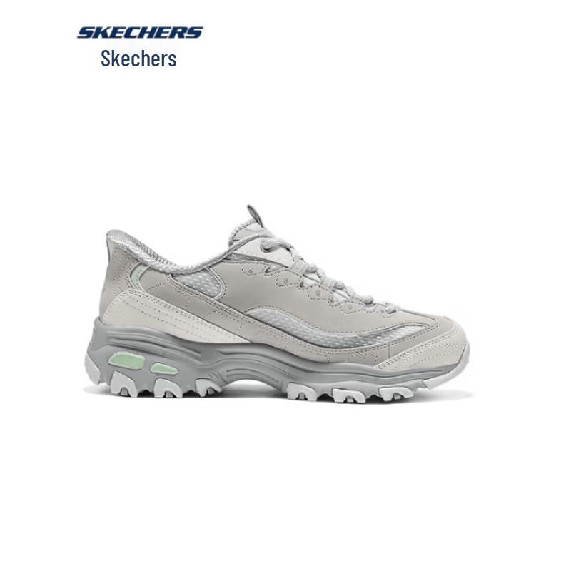 Skechers Women's D'Lites 150866 Chunky Lace-Up Sneakers