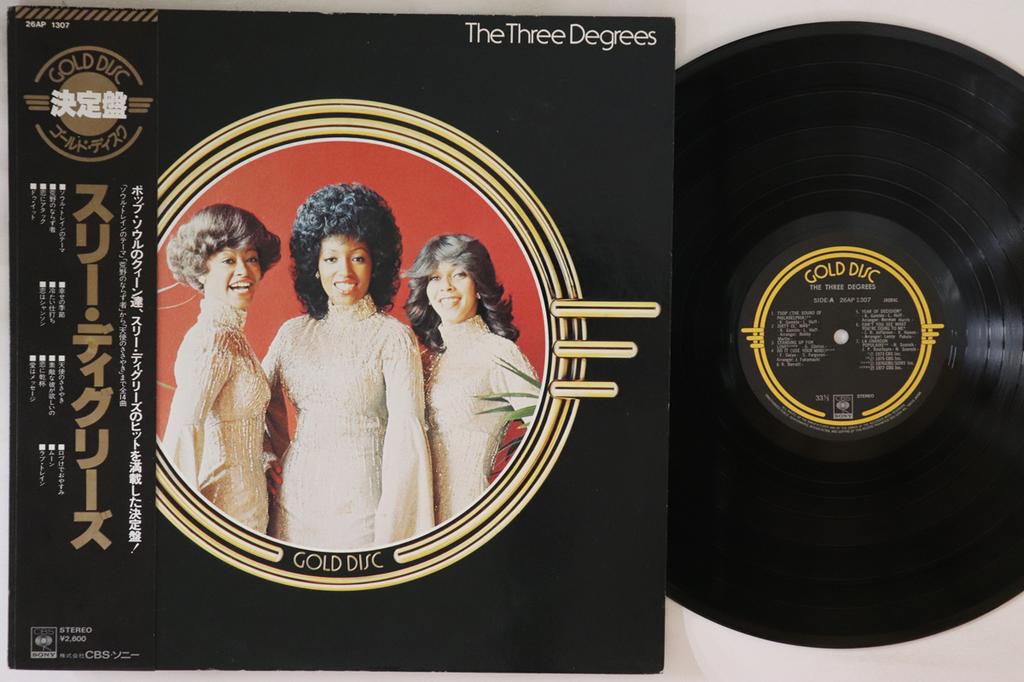 LP Record THREE DEGREES - Three Degrees 26AP1307 CBS SONY 1973 Japan Obi Soul/Funk Used