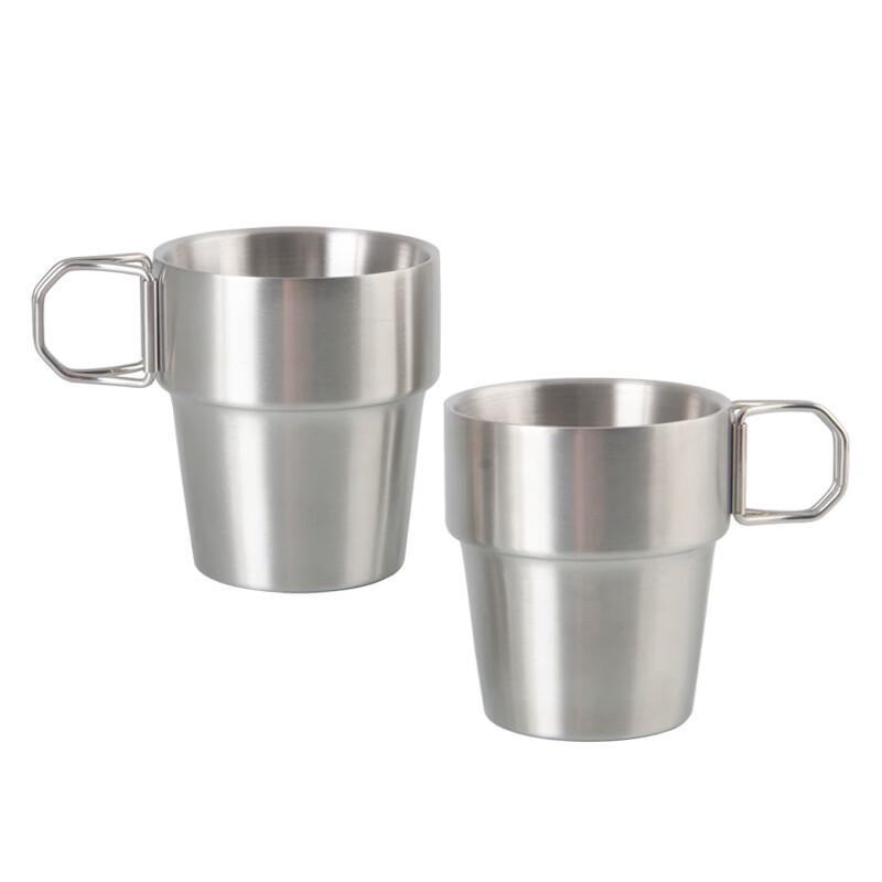 Cmaos Double-Layer Stainless Steel Coffee Mug