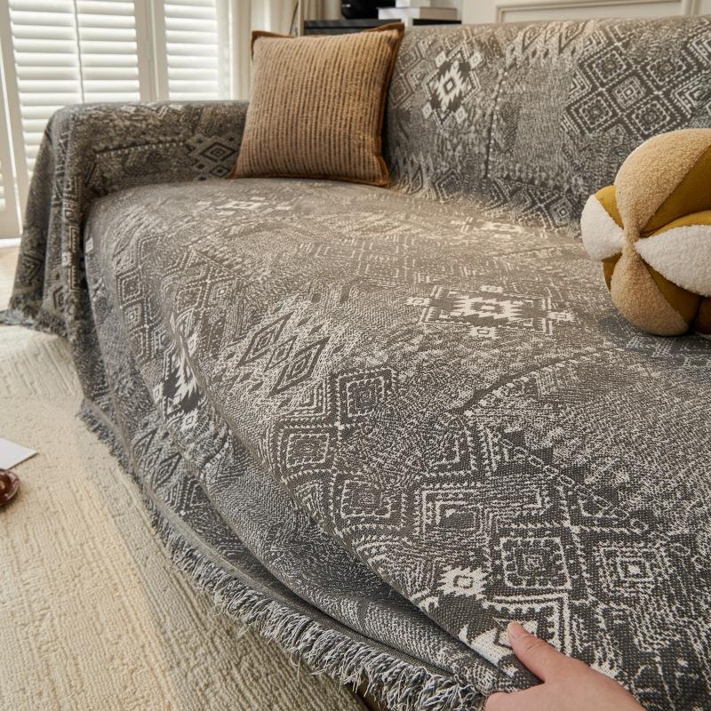 Universal Four Seasons Sofa Cover Cloth Middle Ancient Style Full Cover Sofa Sheet Blanket Sofa Pad Sofa Towel S152