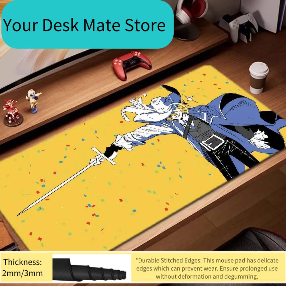 limbus company Mouse Pad Game Accessories keyboard pad XXL large locking edge 900X400 mm table mat Gaming mousepad