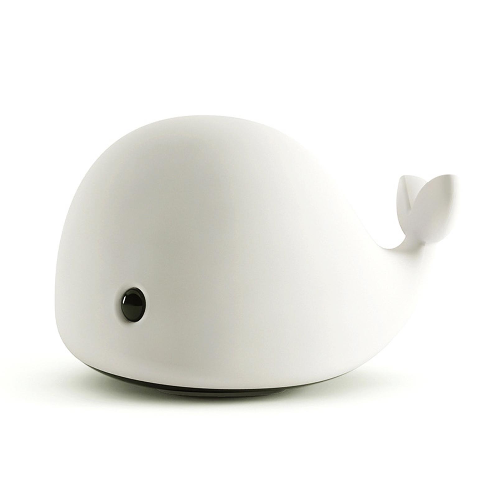 

USB Re able Silicone Light Cartoon Colorful Whale Pat Light Color Changing Colorful Ambient Night Light 7 Lighting Effects Built in 800mAh Batter