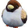 ZHONGXIN MADE Cute Sparrow Plush Toy, Palm-Sized, Super Soft, Realistic Design, Birthday Gift, Gift for Kids and Adults, Soothing Decor, Fluffy Bird