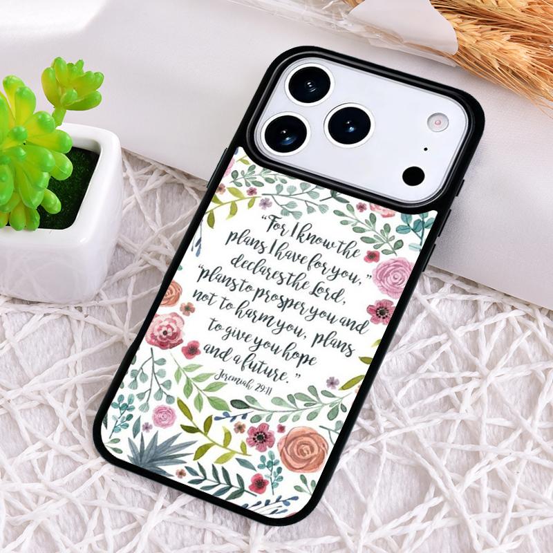 Jesus Bible Christian Religious Phone Case for iPhone 17 Air 16 15 11 12 14 13 Pro Max Shockproof Cover