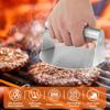 Smash Burger Kit with Lid Griddle Spatula 5.5 Inch Stainless Steel Burger Press 8.9 Inch Basting Cover 13.38 X 5.5 Inch Grill