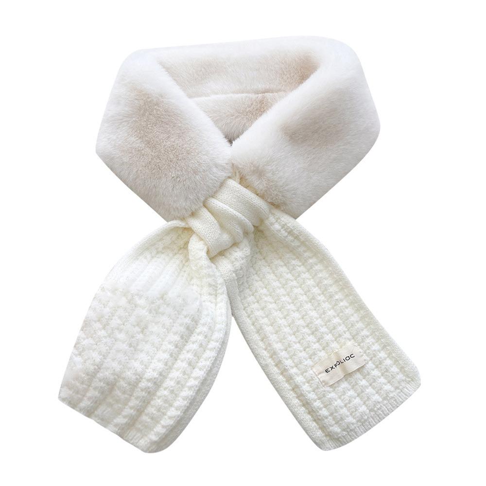 

Вітрозахисні шарфи-шалі, плюшеві шарфи, модний шарф для шиї, теплий шарф, зима білий