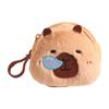 Money Bag Capybara Coin Purse Wallet Zipper Capibara Earphone Case Capybara Plush Purse Bag  Travel