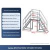 JINGGENG Aluminum Crossover Work Platform Ladder
