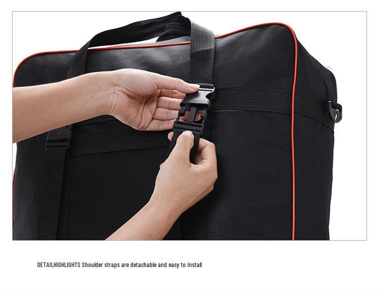Large Capacity Folding Travel Bag with Universal Wheels