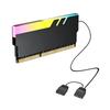 Metal Memory Heatsink With ARGB Lighting Memory Heat Spreader For DDR5 DDR4 DDR3 DDR2 Enhances Cooling Efficiency For Gaming PC And Workstation