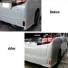 2PCS Reflector for Toyota Vellfire ALPHARD 2016 2017 2018 LED Rear Fog Lamp Bumper Light Auto Brake Light Turn Signal