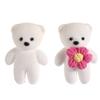 10pcs/bag Plush Doll Mini Bear Flower Bouquet Foam Bear Cartoon Bouquet Doll  Kids/Children Toys