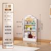 Super Slim Behind Door Bookshelf Wall-Mounted Multi-Layer Storage Cabinet Wooden Board for Toys Gap Organizer