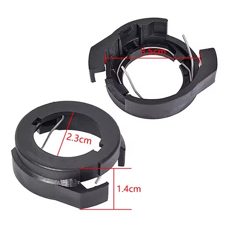 H7 LED Headlight Bulb Adapter Holder for Vehicle Head Lamp Base Retainer Ensures Secure Bulb Position for Driving