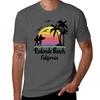 Redondo Beach California Seaside Retro Sunset Tshirt Moisture Wicking Quick Dry Tee