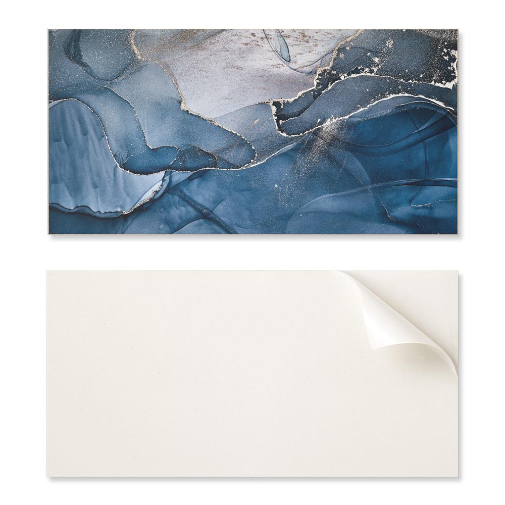 Panel Winylowy Samoprzylepny Idealny Do Wnętrz Nowoczesnych 120X60 Cm Abstrakcyjny Wzór Falisty
