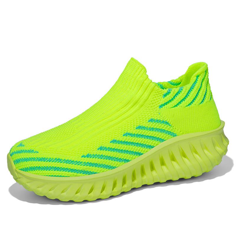 Orange Platform Couples Sock Shoes Breathable  Men's Running Shoes Comfortable Stylish  Running Sneakers Woman tenis de mujer