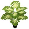 Nordic Style Variegated Monstera: Potted Plant for Home & Garden Decor