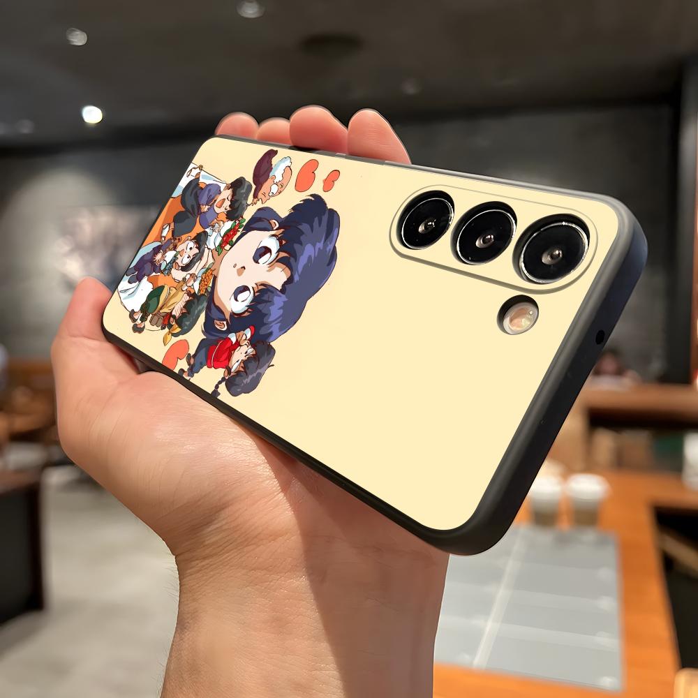 Cartoon Ranma 1 2 Phone Case For Samsung A56 A36 A26 A16 A15 A25 A35 A55 A14 A34 A24 A54 Black Soft Shell