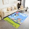 Bluey Friends Adventure Floor Mat Suitable for Kitchen Decorate room Foyer Living Rooms Antislip Carpet Anime Office Decor Best for Christmas