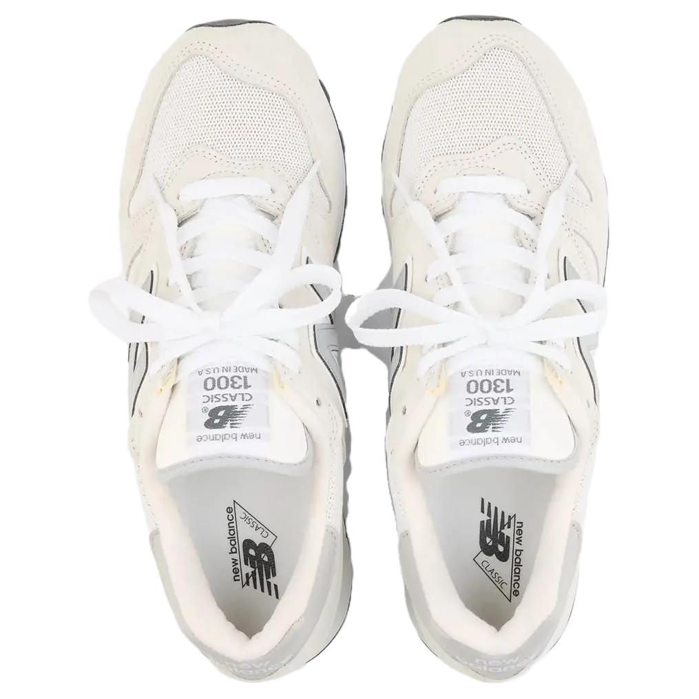 New Balance 1300 Made In USA White Sea Salt Unisex Sneakers Cream Grey U1300WH