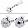 Swivel Faucet Aerator, 360° Rotatable Kitchen Sink Faucet Aerator Swivel Faucet Extender Sprayer Faucet Head No Splash Nozzle Filter Hose Adjustable
