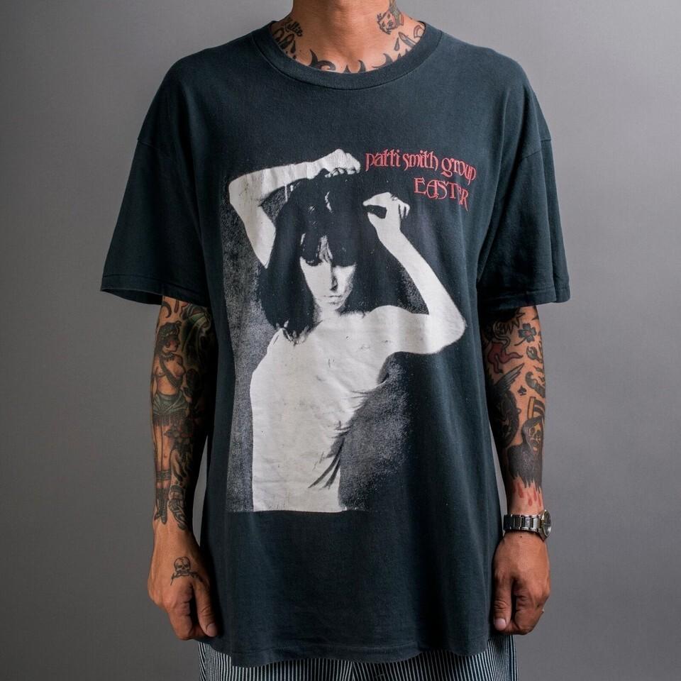 Vintage 1980s Patti Smith Group Tshirt Music Shirt For Unisex S