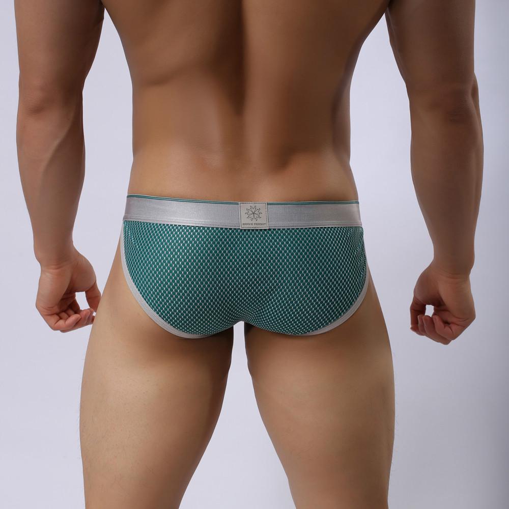 Male Underwear Men Briefs Sexy Low-waist Underpants 