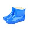 Fashion and Leisure Women's Short Water Shoes Rain Shoes Women's Winter Warm Rain Boots Non-slip and Wear-resistant Kitchen Velvet Rubber Shoes