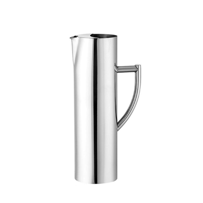 Drink Dispensers Cold Kettles Beverage Container Stainless Steel Pitcher Large Water Kettles with Handle for Gatherings