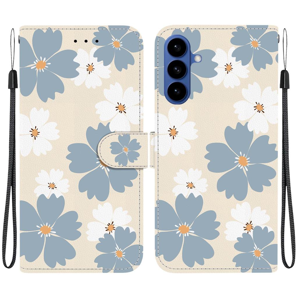 For Samsung Galaxy S26+ Wallet Case Pattern Printing Leather Stand Phone Cover with Strap